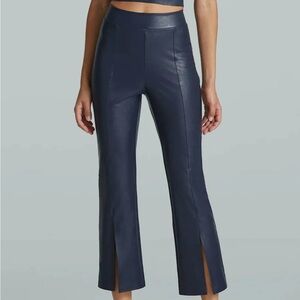 Commando Navy Faux Crop Leather Pants